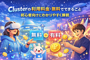 Clusterの利用料金は？無料でできること・有料になる場合を初心者向けに解説